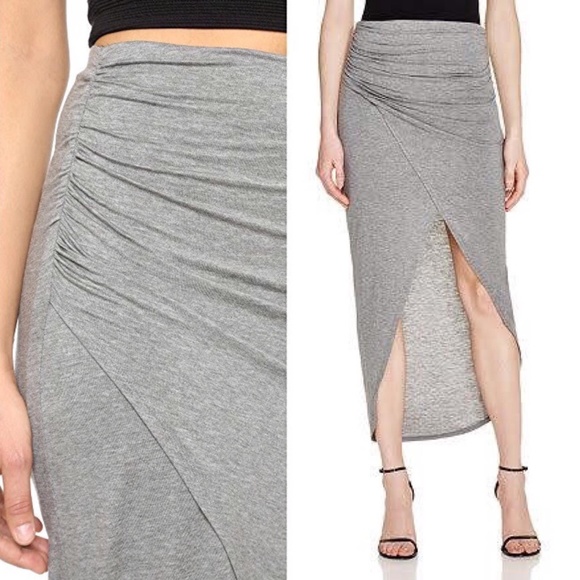 Alice + Olivia Tiana Crossover Midi Skirt - Picture 4 of 5